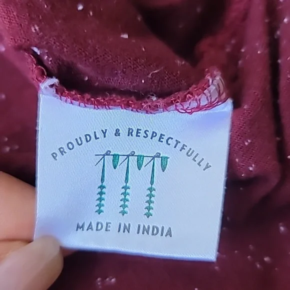 VSOP Men's Short Sleeve Shirt, Size Large, Color Burgundy Speckle - Picture 8 of 10